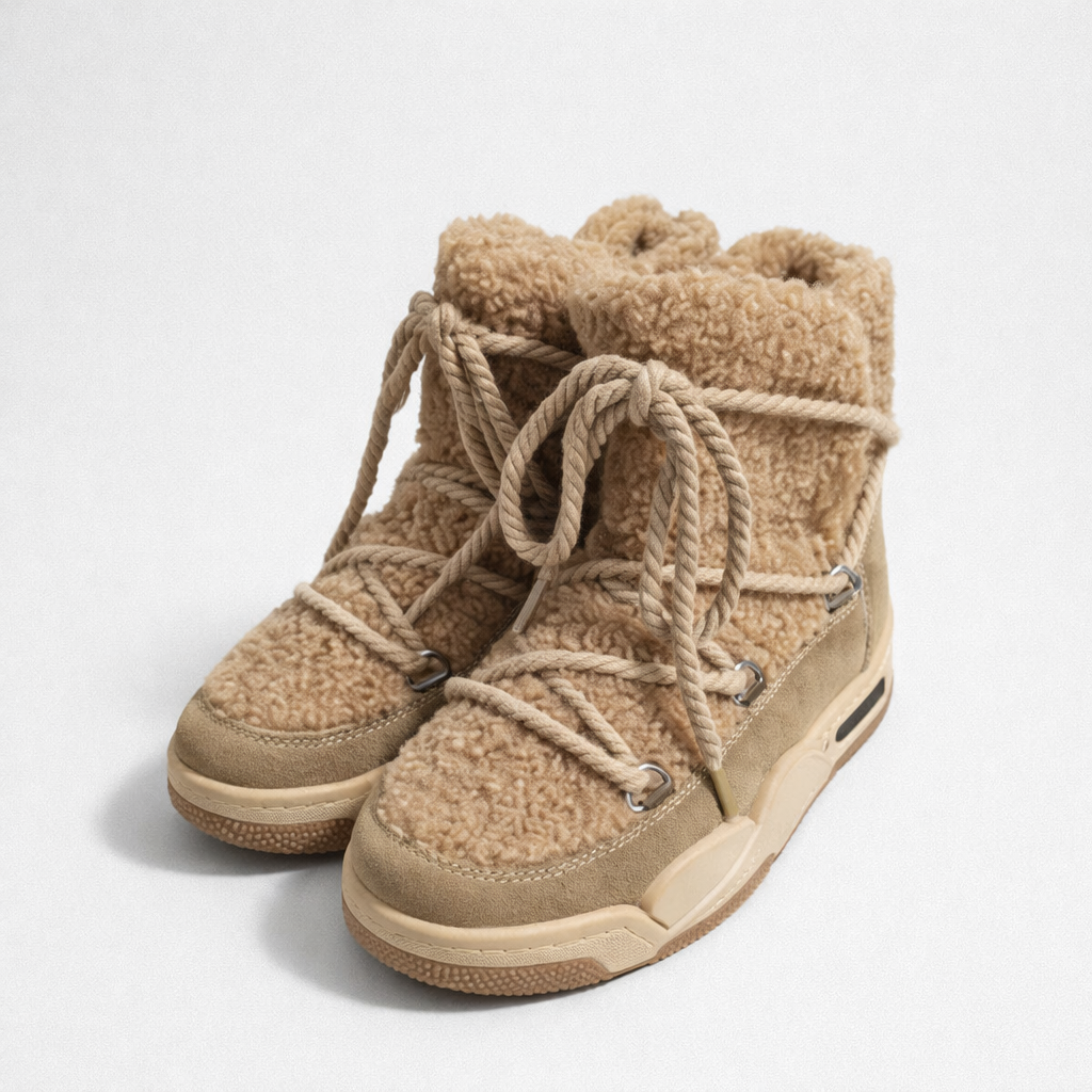 Botas Beige Urban WarmLine para Mujer