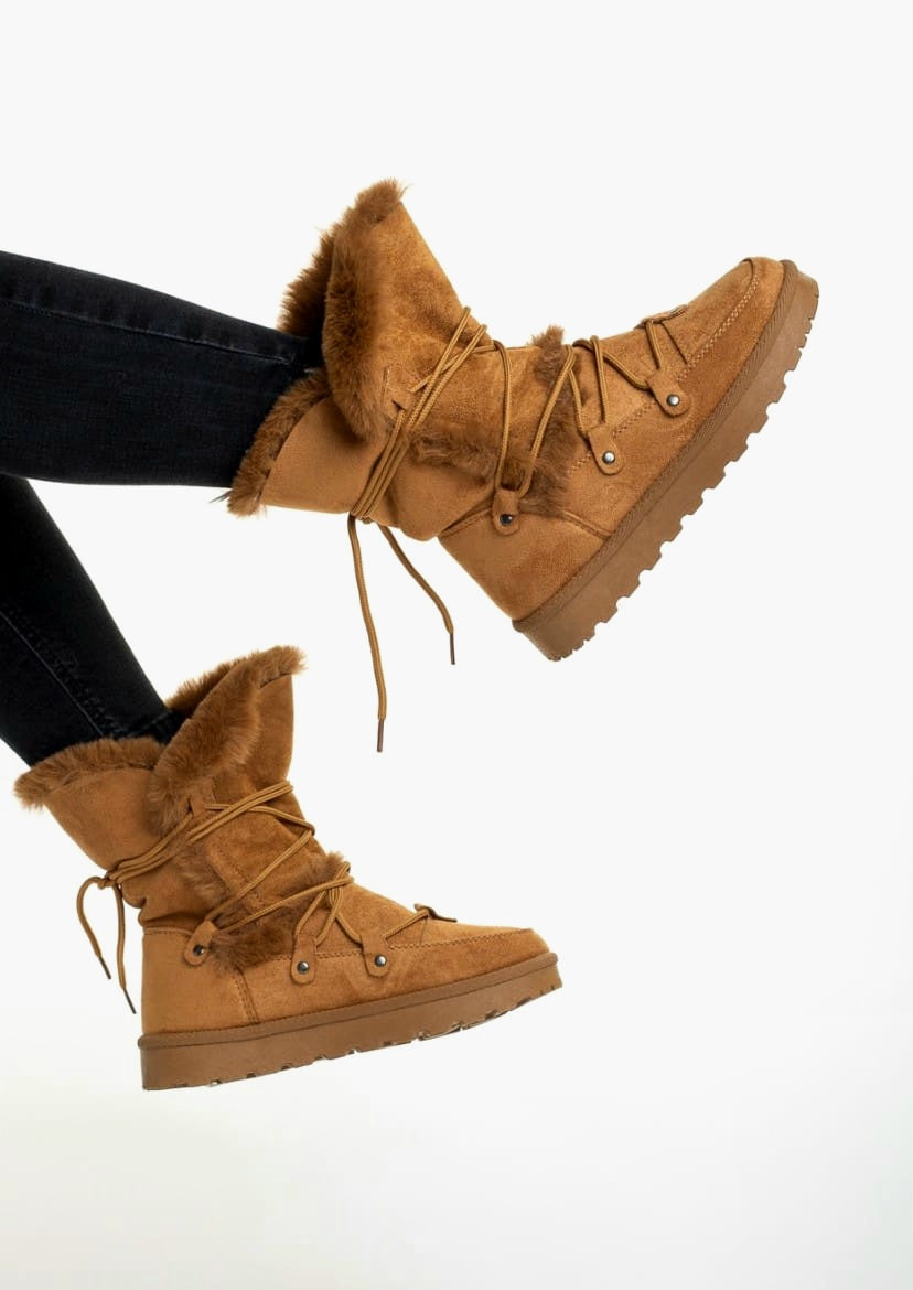 Botas Camel WinterFur para Mujer