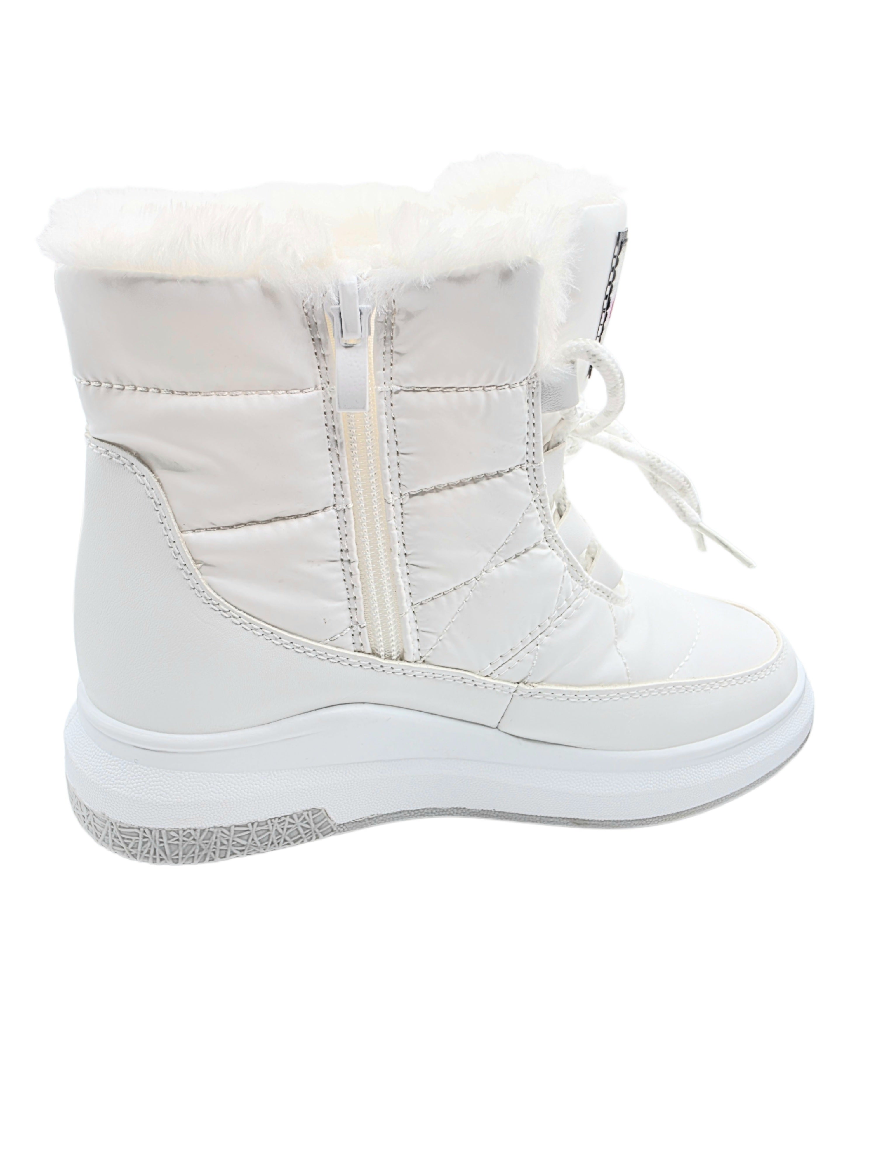 Botas de Nieve Mujer Blancas | Impermeables, Antideslizantes y Forro Térmico