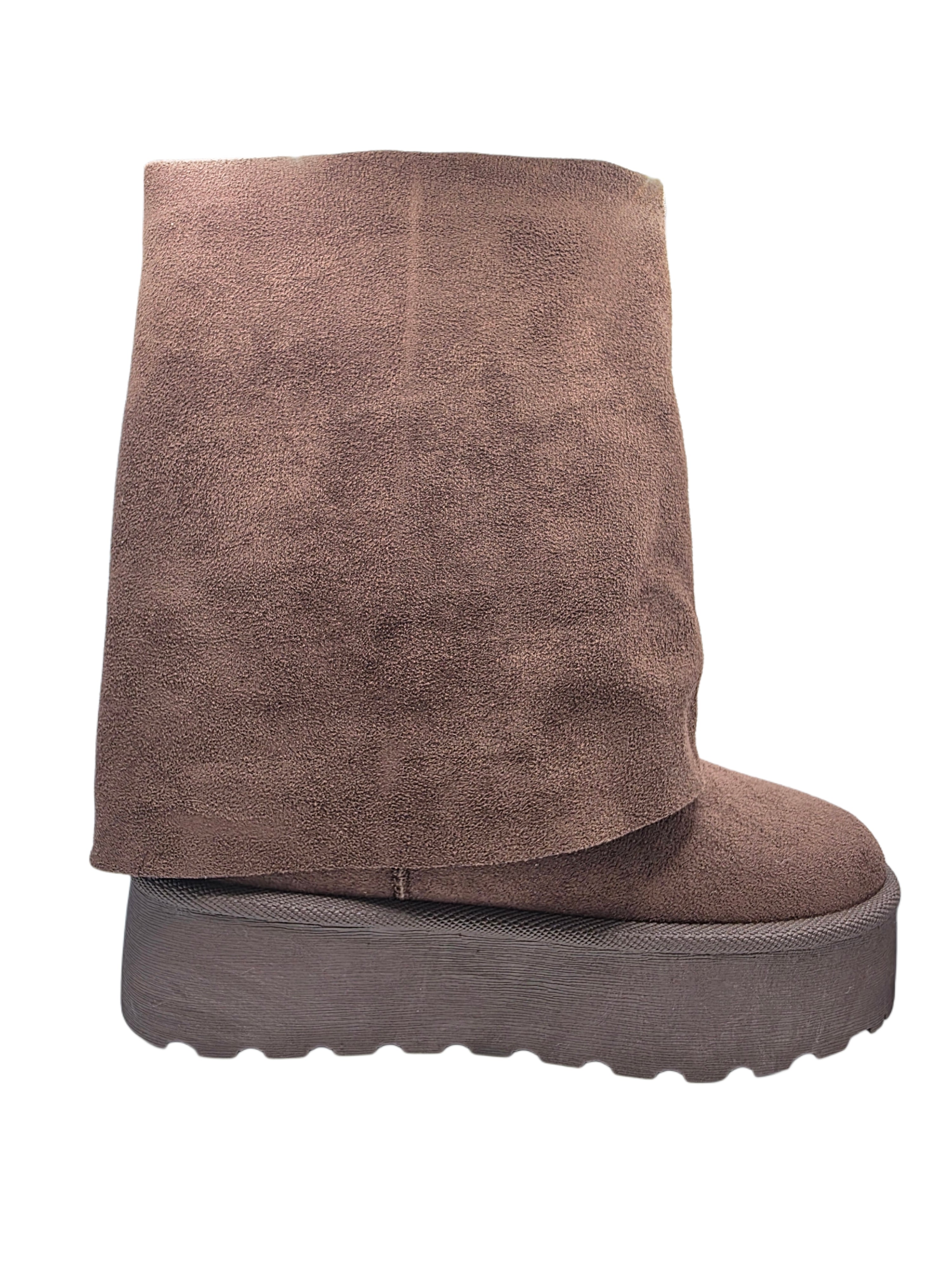 Botas Marrones Suede Fringe para Mujer