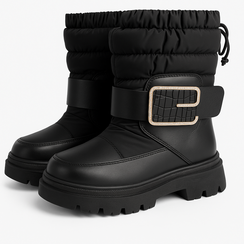 Botas Negras Impermeables Urban Shield para Mujer – Aptas para Nieve